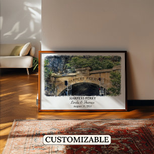 Poster Arte de Parede Personalizada Harpers Ferry, Virgín