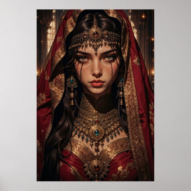 Poster Arte de Parede Rainha Régia das Sombras (Frente)