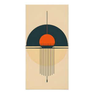 Pôster Arte de parede retrô minimalista