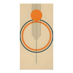 Pôster Arte de parede retrô minimalista