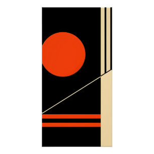 Pôster Arte de parede retrô minimalista