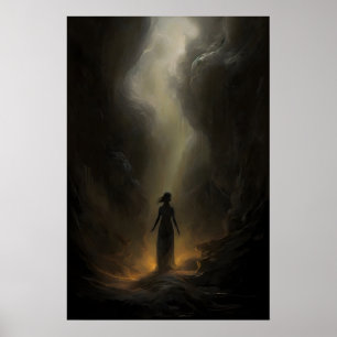 Poster Arte de Parede Sonho Atmosférico, Pintura a Óleo C