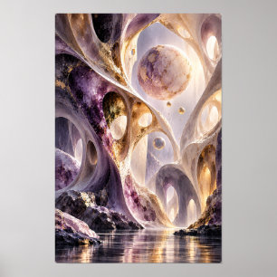 Poster Arte de Parede Surrealista Arcos Celestiais em Our
