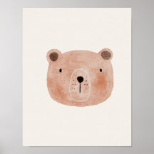Arte de Parede Urso de Pelúcia Para Berçário