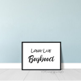 Poster Arte de Parede Viva Infância Menino