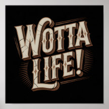 Arte de Parede Wotta Life