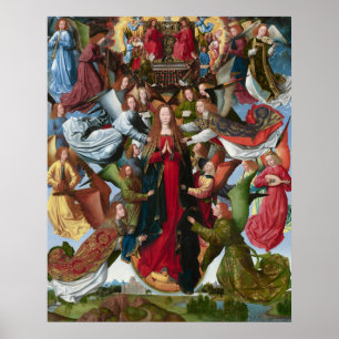 Poster arte de pintura em tela de galeria reimpressa.