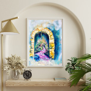 Poster Arte de Porta Azul