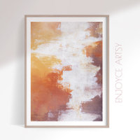 Arte de queda de pintura de abstrato crua russa