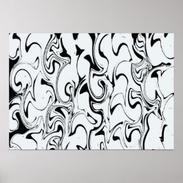 Poster Arte de Redemoinho Abstrato