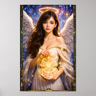 Poster Arte de Retrato de Fantasia Original – A Coleção A