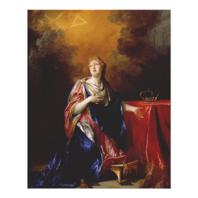 Pôster Arte de Santa Margarida da Escócia (Frente)