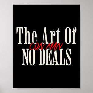 Poster Arte de Sem Negócios Golpista Trocadilho Trump Fal