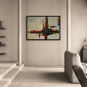 Pôster Arte de Sonho Abstrato