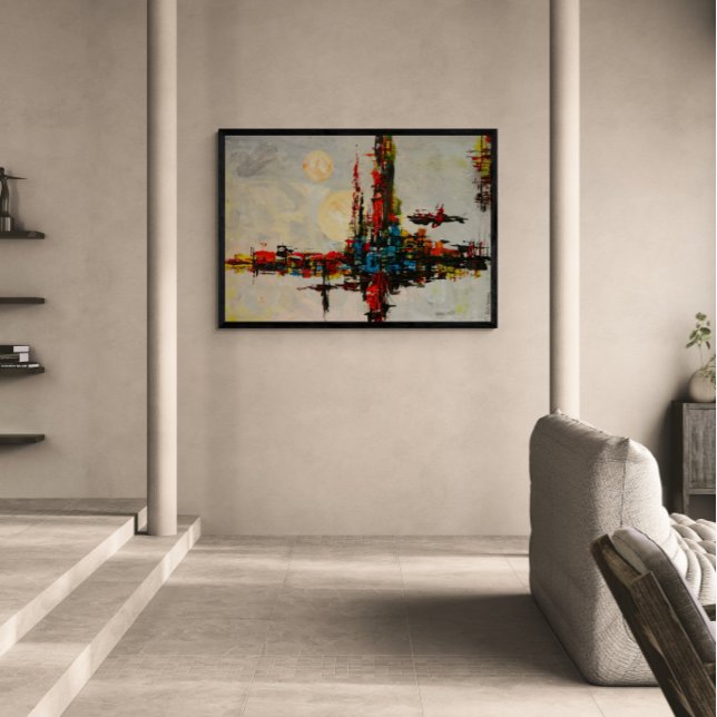 Pôster Arte de Sonho Abstrato (Criador carregado)