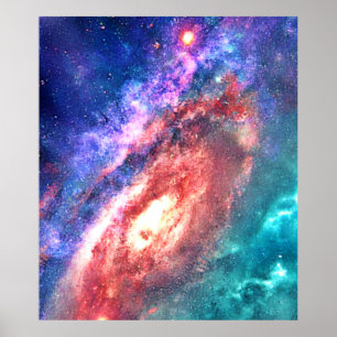 Poster Arte de Sonho de Galáxia Cósmica