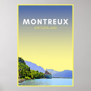 Poster Arte de Suiça do MONux Vintage