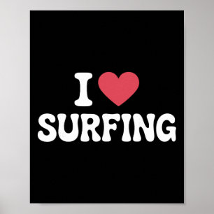Poster Arte de Surf para Homens Mulheres Amante de Surfis