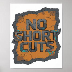 Poster Arte de Texto 3D Cinza Resfriado SEM ATALHOS