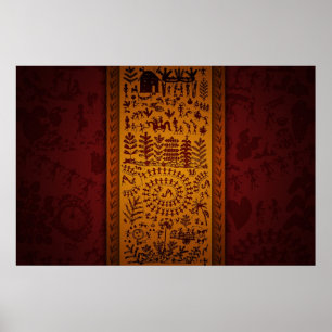 Pôster Arte de Warli