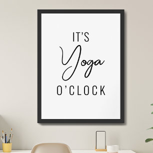 Poster Arte de Yoga minimalista - Inspiração personalizáv