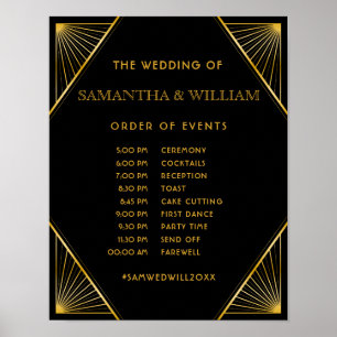 Poster Arte Deco Gatsby Sinal de Horário