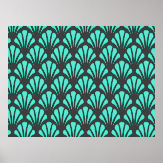 Poster Arte Deco Shell Shell (Frente)