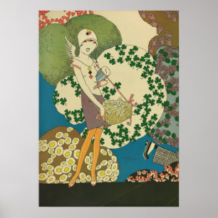 Poster Arte Deco Vintage - Para Todos - Anjo