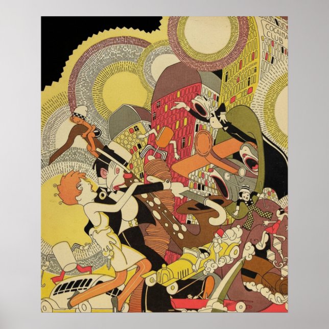 Poster Arte Deco Vintage - Para Todos - Jazz (Frente)