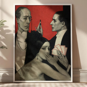 Poster Arte Deco Vintage Wladyslaw Theodor Benda anos 192