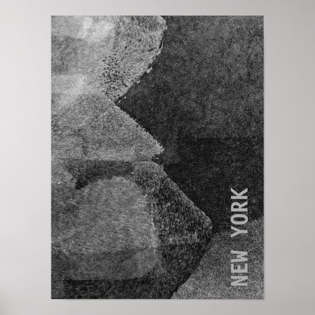 Pôster Arte design legal, única e moderna de Nova Iorque (Frente)