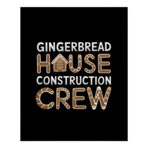 Pôster Arte Digital Da Tripulação De Construção De Ginger