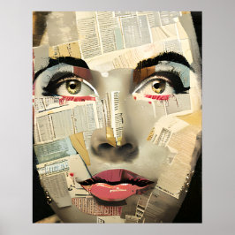 Poster Arte Digital Única e Artística | Senhora Bonita Ab