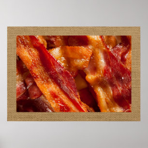 Pôster Arte divina decadente do bacon