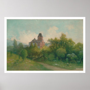 Pôster Arte do bacon e construção de biblioteca, Uc