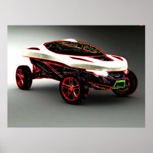 Poster Arte do carro