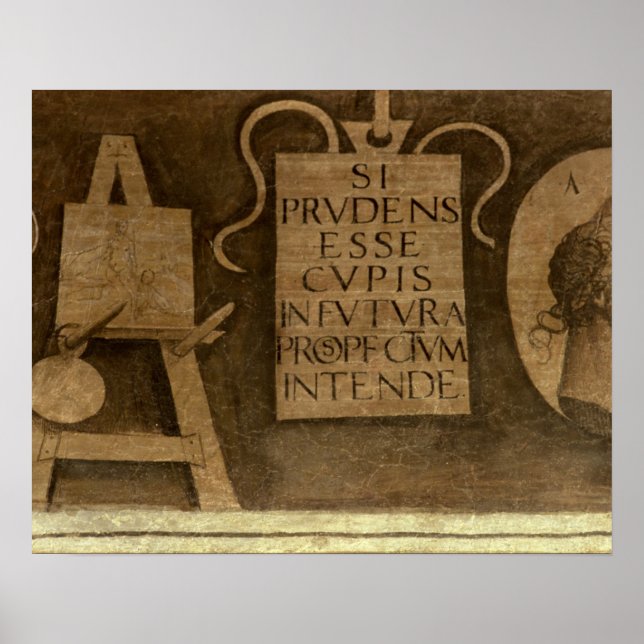 Pôster Arte, do ciclo "Artes Liberais" (fresco) (Frente)