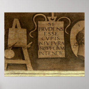 Pôster Arte, "do ciclo das humanidades (fresco)