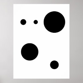 Poster Arte do Círculo Abstrato Minimalista | Geométrico