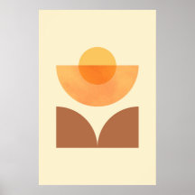 Arte do Círculo Geométrico Abstrato escandinavo