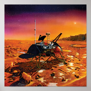 Pôster Arte do Conceito do Artista do Mars Polar Lander d