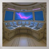Arte do Console de Conexão do Piloto de Cockpit Re