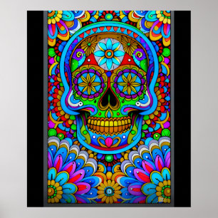 Poster Arte do Crânio do Açúcar - Um Espectro de Espírito
