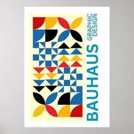 Poster Arte do Design Moderno Minimalista Bauhaus