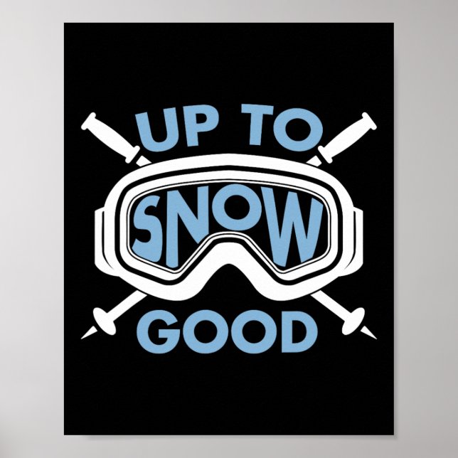 Poster Arte Do Esqui Para Homens Mulheres Crianças Esport (Frente)