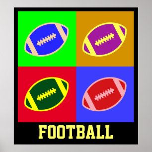 Pôster Arte do futebol