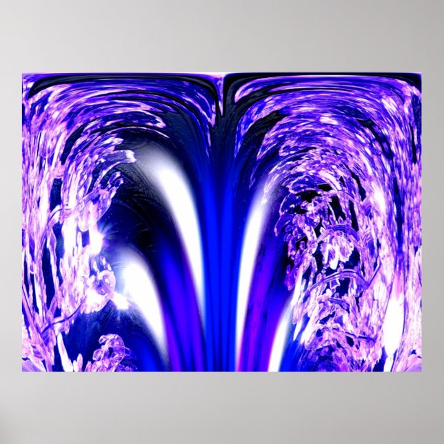 Pôster Arte do gelo azul (Frente)