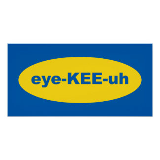 Pôster Arte do Logotipo da IKEA