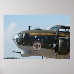Pôster Arte do nariz B-17