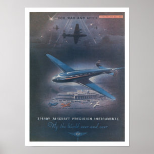 Poster ARTE DO reciclado: PUBLICIDADE DE AVIAÇÃO WWII